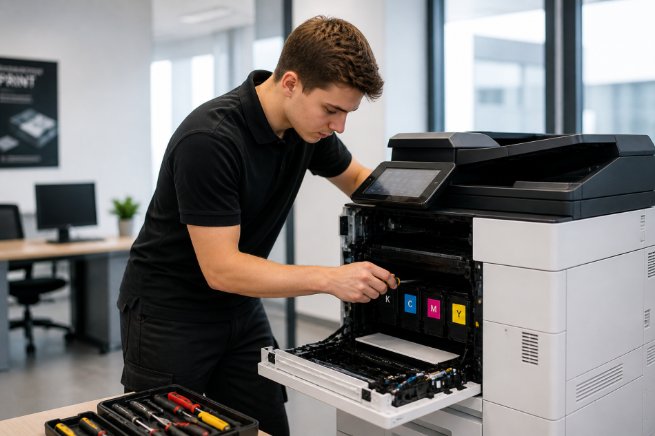 Bild eines IT-System-Elektroniker (m/w/d) im Bereich Managed Print Services bei der Drucker Reparatur