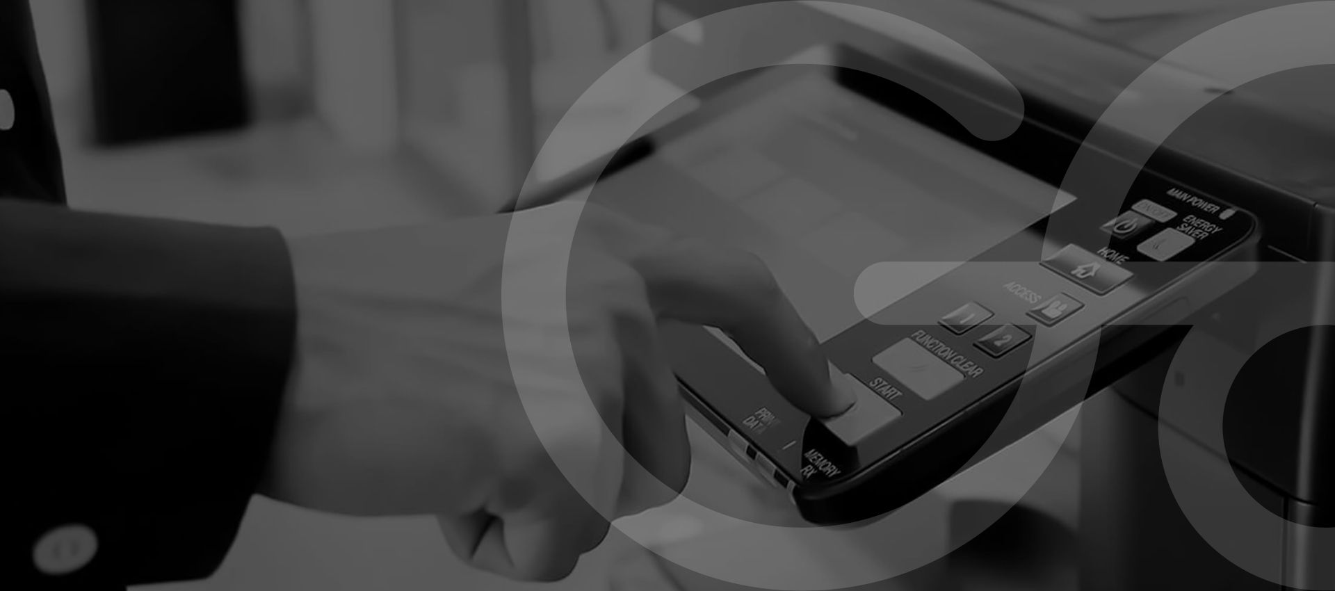 Hand bedient Multifunktionsdrucker – IT-Fleetmanagement Köln