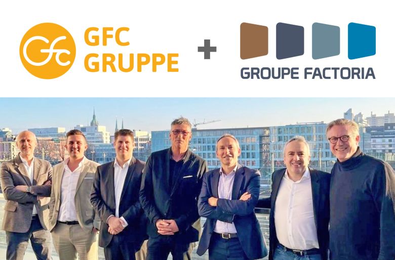 Gruppen Foto Geschäftsführung GFC Gruppe und Groupe Factoria (DocuNext)